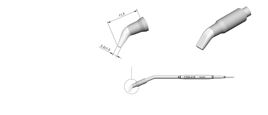 C250418 - Cartridge for AL250 iron
